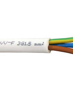 Καλώδιο Εύκαμπτο H05VV-F Λευκό 3×1.5mm² – 150-13108