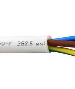 Καλώδιο Εύκαμπτο H05VV-F Λευκό 3×2.5mm² – 150-13109