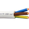 Καλώδιο Εύκαμπτο H05VV-F Λευκό 3x6mm² – 150-13111