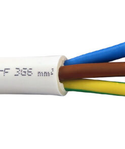 Καλώδιο Εύκαμπτο H05VV-F Λευκό 3x6mm² – 150-13111