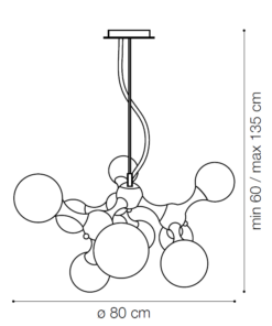 IDEAL LUX NODI SP9 BIANCO – 082059