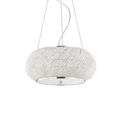 IDEAL LUX Κρεμαστό Φωτιστικό PASHA 6xE14 Χρωμίου – 082158