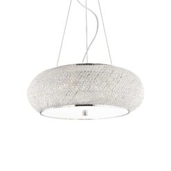 IDEAL LUX Κρεμαστό Φωτιστικό PASHA 10xE14 Χρωμίου – 082196