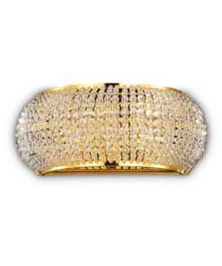 IDEAL LUX Απλίκα Τοίχου PASHA 3xG9 Χρυσού Χρώματος – 082288