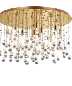 IDEAL LUX Φωτιστικό Οροφής MOONLIGHT 12xG9 Χρυσού Χρώματος – 082783