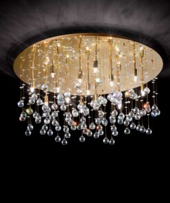 IDEAL LUX Φωτιστικό Οροφής MOONLIGHT 15xG9 Χρυσού Χρώματος – 082790