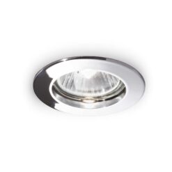 IDEAL LUX Χωνευτό Φωτιστικό Οροφής JAZZ 1xGU10 Χρωμίου – 083070