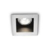 IDEAL LUX Χωνευτό Φωτιστικό Οροφής FUNKY 1xGU10 Αλουμινίου – 083223