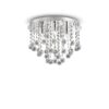 IDEAL LUX Φωτιστικό Οροφής BIJOUX 5xG9 Χρώμιο – 089485