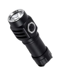 GloboStar® 79076 Φορητός Φακός Χειρός Επαναφορτιζόμενος LED Luminus SST20 10W 500lm 30° Μοιρών με 1 x 16340 Μπαταρία 800mAh USB 2.0 3 Modes Αδιάβροχο IP54 Ψυχρό Λευκό 6000K