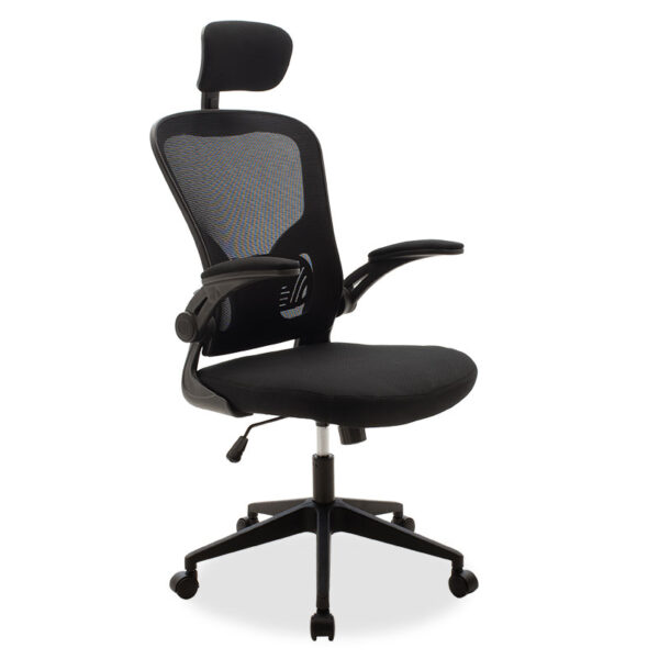 Manager office chair Ergoline pakoworld with fabric mesh in black colour 090-000010