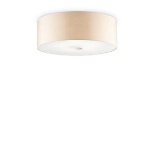IDEAL LUX Φωτιστικό Οροφής WOODY 5xE27 Χρώματος Ξύλου – 090900