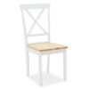 Chair Lars pakoworld wood-MDF white – natural 091-000007