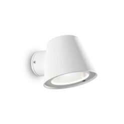IDEAL LUX Απλίκα Τοίχου Βεράντας GAS 1xGU10 IP43 Λευκού Χρώματος – 091518