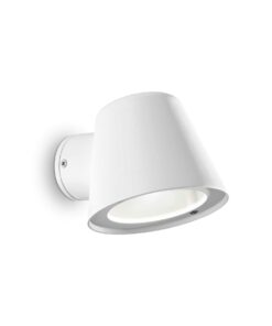IDEAL LUX Απλίκα Τοίχου Βεράντας GAS 1xGU10 IP43 Λευκού Χρώματος – 091518