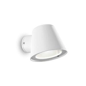 IDEAL LUX Απλίκα Τοίχου Βεράντας GAS 1xGU10 IP43 Λευκού Χρώματος – 091518