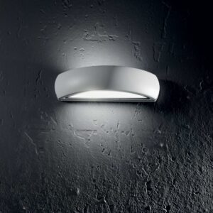 IDEAL LUX Επιτοίχιο Φωτιστικό GIOVE 1xE27 IP54 Γκρι Χρώματος – 322605