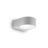 IDEAL LUX Επιτοίχιο Φωτιστικό IKO 1xE27 IP54 Γκρι Χρώματος – 092218
