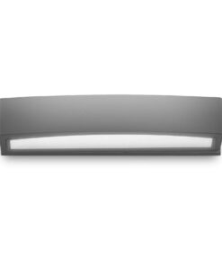 IDEAL LUX Απλίκα Τοίχου ANDROMEDA 2xE27 IP55 Χρώματος Ανθρακί – 092355