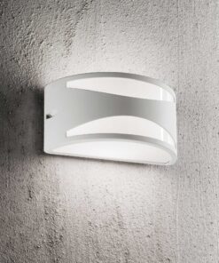 IDEAL LUX Επιτοίχιο Φωτιστικό REX-3 1xE27 IP44 Χρώματος Ανθρακί – 092447