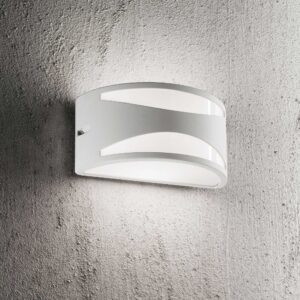 IDEAL LUX Φωτιστικό Τοίχου Βεράντας REX-3 1xE27 IP44 Λευκού Χρώματος – 092430