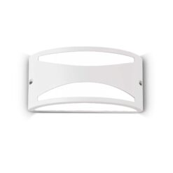 IDEAL LUX Φωτιστικό Τοίχου Βεράντας REX-3 1xE27 IP44 Λευκού Χρώματος – 092430
