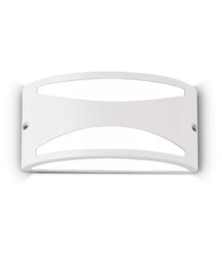 IDEAL LUX Φωτιστικό Τοίχου Βεράντας REX-3 1xE27 IP44 Λευκού Χρώματος – 092430