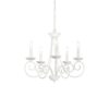 IDEAL LUX Κρεμαστό Φωτιστικό SEM 5xE14 Λευκού Χρώματος – 092751