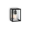IDEAL LUX Απλίκα Τοίχου IGOR 1xE27 Μαύρου Χρώματος – 092836