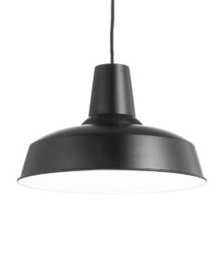 IDEAL LUX Κρεμαστό Φωτιστικό MOBY 1xE27 Μαύρου Χρώματος – 093659