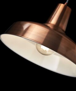 IDEAL LUX Κρεμαστό Φωτιστικό MOBY 1xE27 Χάλκινου Χρώματος – 093697