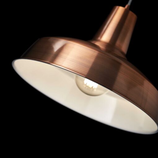 IDEAL LUX Κρεμαστό Φωτιστικό MOBY 1xE27 Χάλκινου Χρώματος – 093697
