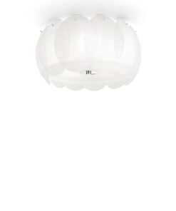 IDEAL LUX Φωτιστικό Οροφής OVALINO 5xE27 Λευκού Χρώματος – 093963
