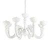IDEAL LUX Κρεμαστό Φωτιστικό BON BON 8xE14 Λευκού Χρώματος – 094007