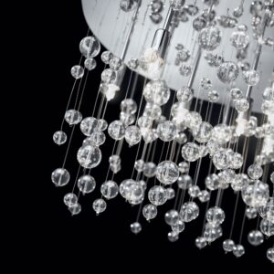 IDEAL LUX Φωτιστικό Οροφής NEVE 5xG9 Χρωμίου – 094687