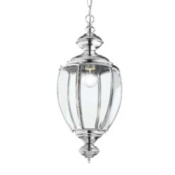 IDEAL LUX Κρεμαστό Φωτιστικό NORMA 1xE27 Χρωμίου – 094786