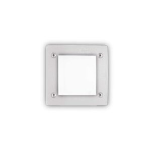 IDEAL LUX Χωνευτό Φωτιστικό Τοίχου AVENUE 1xGX53 IP66 Γκρι Χρώματος – 096575