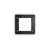 IDEAL LUX Χωνευτό Φωτιστικό Οροφής AVENUE 1xGX53 IP66 Μαύρου Χρώματος – 096582