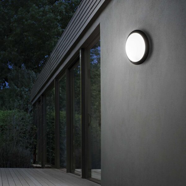 IDEAL LUX Απλίκα Τοίχου POLAR-1 1xE27 IP66 Λευκού Χρώματος – 096667