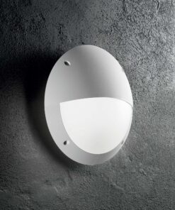 IDEAL LUX Επιτοίχιο Φωτιστικό POLAR-2 ap1 Λευκού Χρώματος Φ300 IP66 – 096681