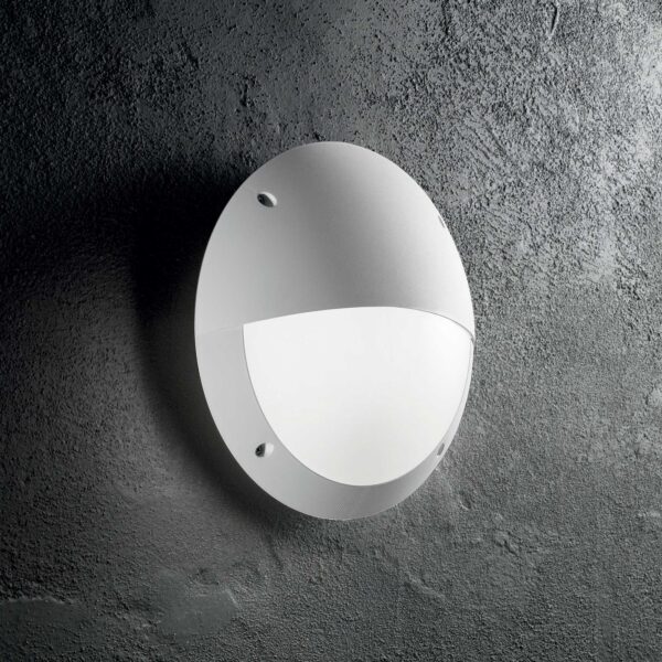 IDEAL LUX Επιτοίχιο Φωτιστικό POLAR-2 ap1 Λευκού Χρώματος Φ300 IP66 – 096681