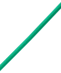 GloboStar® CABLITO 61556 Μοντέρνο Κρεμαστό Φωτιστικό Οροφής Μονόφωτο 1 x E27 Πράσινο Σιλικόνης Ανάρτηση με Υφασμάτινο Καλώδιο Φ4 x Υ110cm