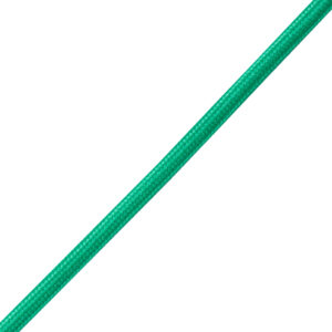 GloboStar® CABLITO 61556 Μοντέρνο Κρεμαστό Φωτιστικό Οροφής Μονόφωτο 1 x E27 Πράσινο Σιλικόνης Ανάρτηση με Υφασμάτινο Καλώδιο Φ4 x Υ110cm