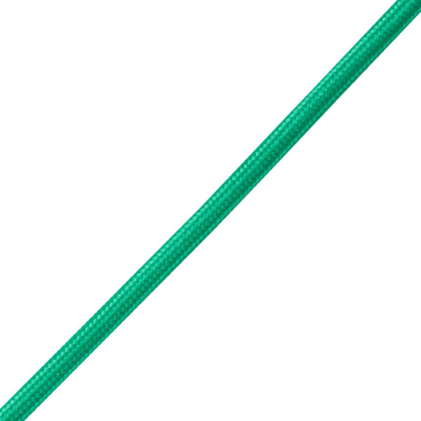 GloboStar® CABLITO 61556 Μοντέρνο Κρεμαστό Φωτιστικό Οροφής Μονόφωτο 1 x E27 Πράσινο Σιλικόνης Ανάρτηση με Υφασμάτινο Καλώδιο Φ4 x Υ110cm
