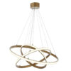 Ceiling light PWL-1162 pakoworld LED in golden color D38x160cm 099-000134