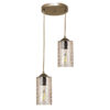 Ceiling light PWL-1165 pakoworld Å27 in golden color D30x80cm 099-000140