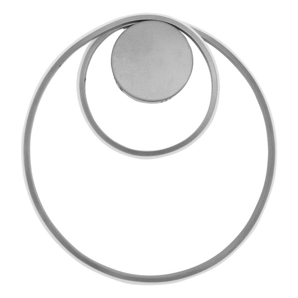 Ceiling light Hipo pakoworld LED 3000K in silver color D44x7cm 099-000170