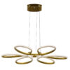 Ceiling light PWL-1178 pakoworld LED 3000K in golden color D65x58cm 099-000175