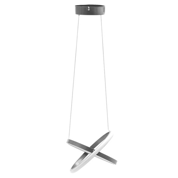 Ceiling light PWL-1182 pakoworld LED 3000K in silver color D25x70cm 099-000183