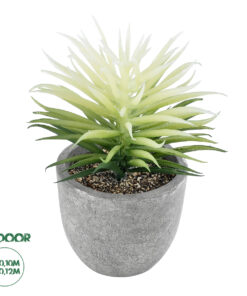 GloboStar® Artificial Garden SUCCULENT SENECIO 21024 Διακοσμητικό Φυτό Παχύφυτο Σενέκιο Υ12cm